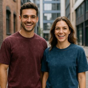 Unisex Acid Washed Oversized Tee
