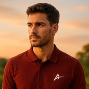 🔺 Apex Men’s Polo T-Shirt