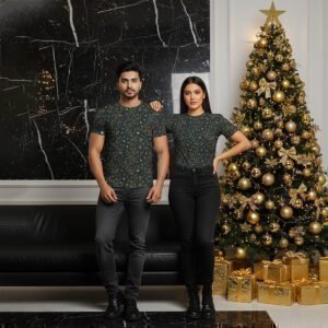 Golden Frost Christmas T-Shirt