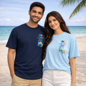 Living by the Sea Oversized T-Shirt - Premium Cotton